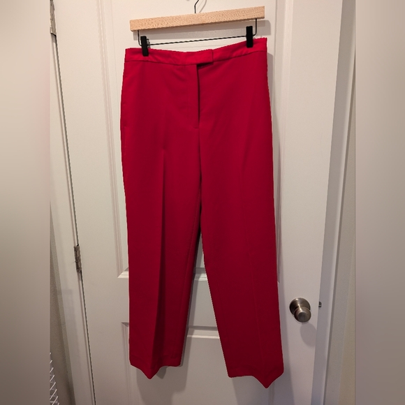 Zara High-Waist Tuxedo Trousers with Satin Waistband - Picture 3 of 14
